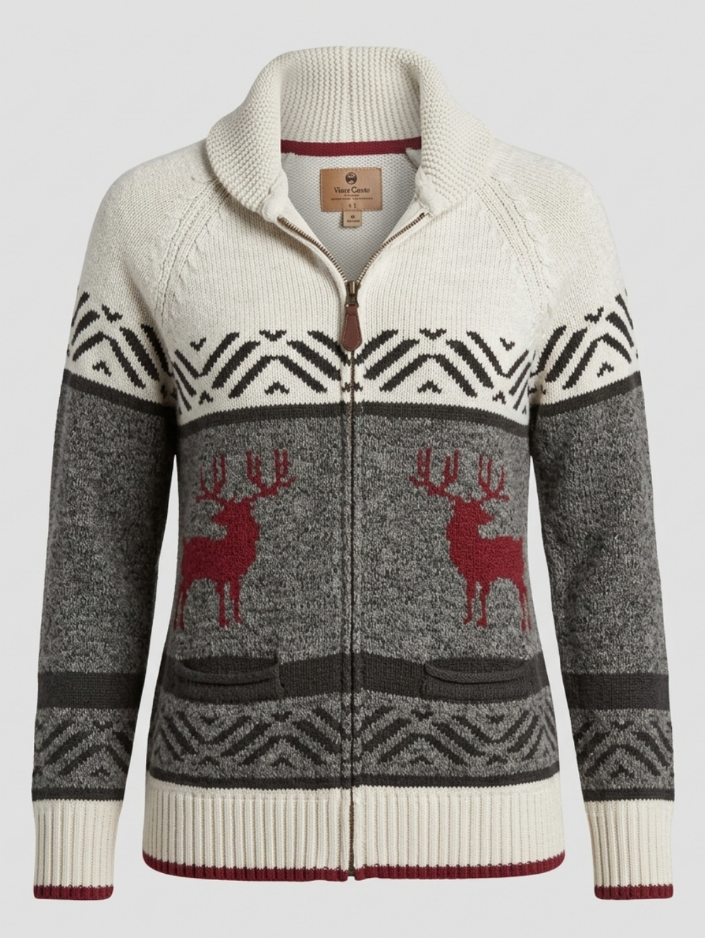 Wind River Cowichan Knit Full Zip Jacket Size S